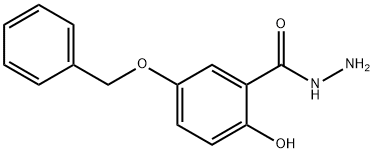 JR-13551, 5-(Benzyloxy)-2-hydroxybenzohydrazide, 97% Struktur