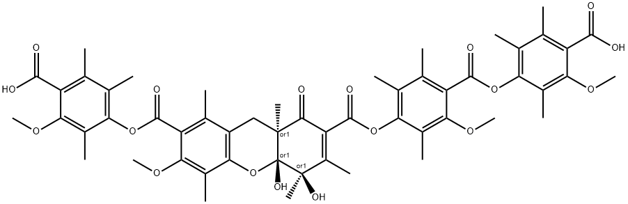 thielocin A1alpha Struktur