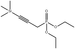 Diethyl P-[3-(trimethylsilyl)-2-propyn-1-yl]phosphonate Struktur