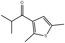 1-(2,5-dimethylthiophen-3-yl)-2-methylpropan-1-one Struktur