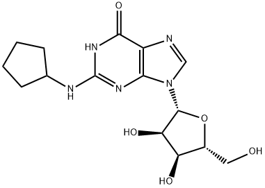 2'-Deoxy-N2-cyclopentyl guanosine Struktur