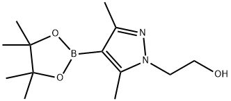 1H-Pyrazole-1-ethanol, 3,5-dimethyl-4-(4,4,5,5-tetramethyl-1,3,2-dioxaborolan-2-yl)- Struktur