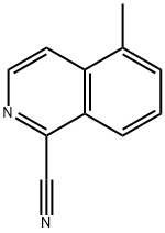 5-methylisoquinoline-1-carbonitrile Struktur