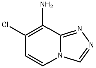 7-chloro-[1,2,4]triazolo[4,3-a]pyridin-8-amine Struktur