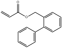 2-?Propenoic acid, [1,?1'-?biphenyl]?-?2-?ylmethyl ester Struktur