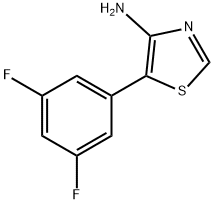 4-Thiazolamine, 5-(3,5-difluorophenyl)- Struktur