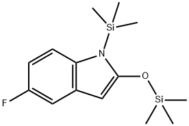 1H-Indole, 5-fluoro-1-(trimethylsilyl)-2-[(trimethylsilyl)oxy]-