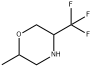 2-methyl-5-(trifluoromethyl)morpholine Struktur