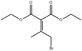 Propanedioic acid, 2-(2-bromo-1-methylethylidene)-, 1,3-diethyl ester Struktur