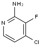 4-chloro-3-fluoropyridin-2-amine Struktur