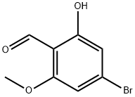 Benzaldehyde, 4-bromo-2-hydroxy-6-methoxy- Struktur