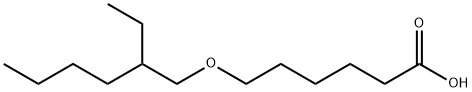 Hexanoic acid, 6-[(2-ethylhexyl)oxy]- Struktur