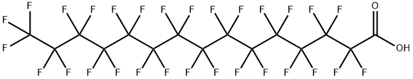 Pentadecanoic acid, 2,2,3,3,4,4,5,5,6,6,7,7,8,8,9,9,10,10,11,11,12,12,13,13,14,14,15,15,15-nonacosafluoro- Struktur