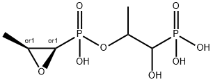 (2-Fosfomycinyl-1-(hydroxy)propyl)phosphonic Acid Struktur