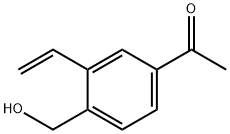 4’-(Hydroxymethyl)-3’-vinylacetophenone Struktur