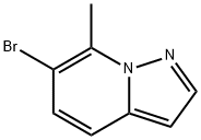 6-Bromo-7-methylpyrazolo[1,5-a]pyridine Struktur