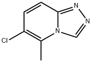 6-chloro-5-methyl-[1,2,4]triazolo[4,3-a]pyridine Struktur