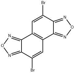 5,10-Dibromonaphtho[1,2-c:5,6-c']bis([1,2,5]oxadiazole) Struktur