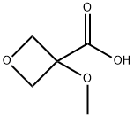 3-Oxetanecarboxylic acid, 3-methoxy- Struktur