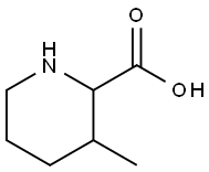 2-Piperidinecarboxylic acid, 3-methyl- Struktur