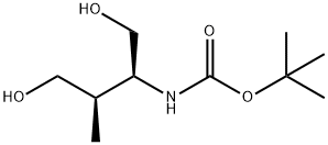 Carbamic acid, [3-hydroxy-1-(hydroxymethyl)-2-methylpropyl]-, 1,1- Struktur