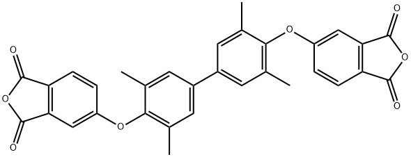 1,3-Isobenzofurandione, 5,5'-[(3,3',5,5'-tetramethyl[1,1'-biphenyl]-4,4'-diyl)bis(oxy)]bis- Struktur