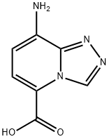 8-amino-[1,2,4]triazolo[4,3-a]pyridine-5-carboxylic acid Struktur