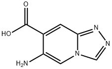 6-amino-[1,2,4]triazolo[4,3-a]pyridine-7-carboxylic acid Struktur