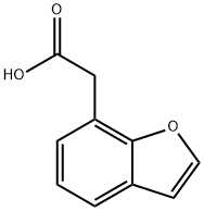 2-(benzofuran-7-yl)acetic acid Struktur