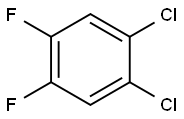 Benzene, 1,2-dichloro-4,5-difluoro- Struktur