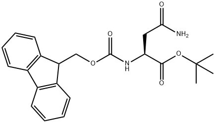 (9H-Fluoren-9-yl)MethOxy]Carbonyl Asn-OtBu Struktur