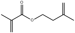 2-Propenoic acid, 2-methyl-, 3-methyl-3-buten-1-yl ester Struktur