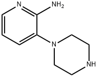 2-Pyridinamine, 3-(1-piperazinyl)- Struktur