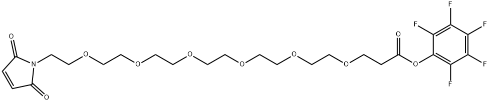 Mal-PEG6-PFP Struktur