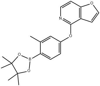 Furo[3,2-c]pyridine, 4-[3-methyl-4-(4,4,5,5-tetramethyl-1,3,2-dioxaborolan-2-yl)phenoxy]-