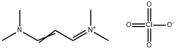 Methanaminium, N-[3-(dimethylamino)-2-propenylidene]-N-methyl-, perchlorate (1:1) Struktur