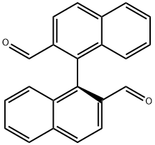 [1,1'-Binaphthalene]-2,2'-dicarboxaldehyde, (1S)- Struktur