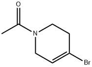 1-(N-Acetyl)-3,6-Dihydro-2H-4-bromopyridine Struktur