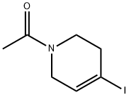 1-(N-Acetyl)-3,6-Dihydro-2H-4-iodopyridine Struktur