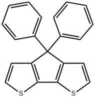 4,4-diphenylcyclopentadithiophene Struktur