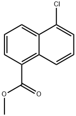 Methyl 5-chloronaphthalene-1-carboxylate Struktur