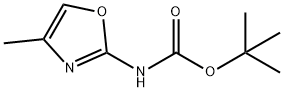 tert-butyl N-(4-methyl-1,3-oxazol-2-yl)carbamate Struktur