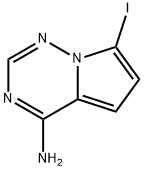 4-amino-7-iodopyrrolo[2,1-f][1,2,4]triazine Structure