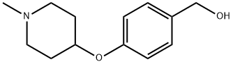 (4-((1-Methylpiperidin-4-yl)oxy)phenyl)methanol Struktur