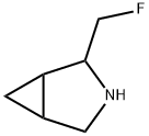 3-Azabicyclo[3.1.0]hexane, 2-(fluoromethyl)- Struktur