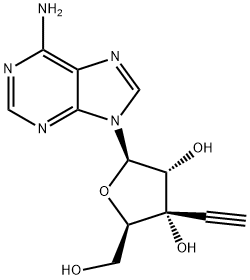 3'-beta-C-Ethynyladenosine Struktur