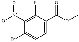 methyl 4-bromo-2-fluoro-3-nitrobenzoate Struktur