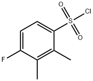 4-fluoro-2,3-dimethylbenzene-1-sulfonyl chloride Struktur