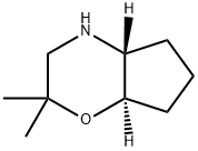 trans-(4aR,7aR)-2,2-dimethyl-octahydrocyclopenta[b]morpholine Struktur