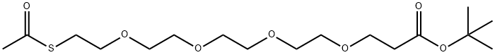 S-acetyl-PEG4-t-butyl ester Struktur